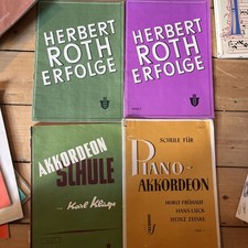 Akkordeon Konvolut Noten Stimmungslieder Bethmann Roth