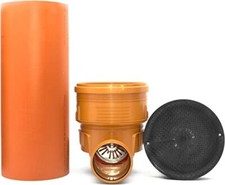 KG Schacht mit Rückstauklappe