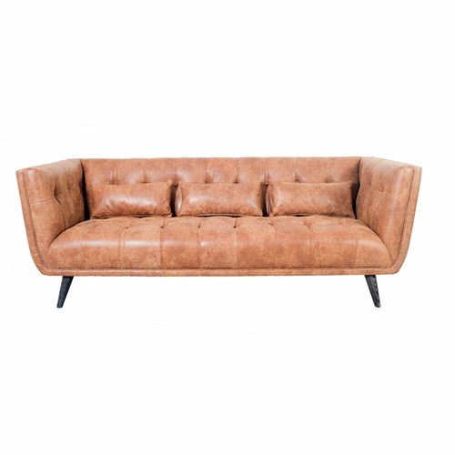 Vintage echtleder clubsofa - echtleder,
