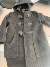 Dufflecoat Junge 110 grau mit Kapuze