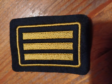 altes Dienstgradabzeichen Feuerwehr NRW  Bezirksbrandmeister 3 Goldbalken