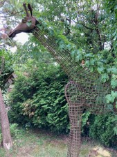 Giraffe Edelrost  3D 260x170cm Garten Tier Metall