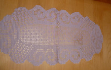 lilane ovale Tischdecke /