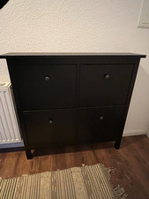 IKEA HEMNES Schuhschrank schwarz