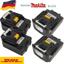 für Makita Li-ion 1968754 1945580 14.4V 1500mAh BL1415 Akku  Doppeltes Ladegerät