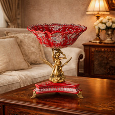 Porzellan & Bronze Schale /