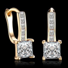  Vergoldete Creolen Glänzende