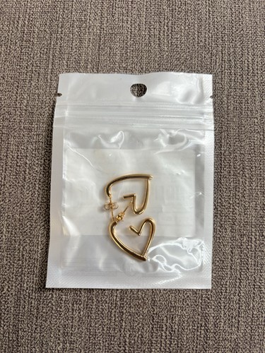 Neu goldfarbige ohrringe - goldfarbige,