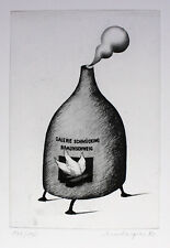 FRIEDRICH MECKSEPER - Ofen (1972). Handsignierte und nummerierte Radierung.