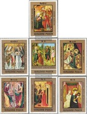 Briefmarken Ungarn 1973 Mi 2907A-2913A postfrisch Gemälde ungarischer Maler