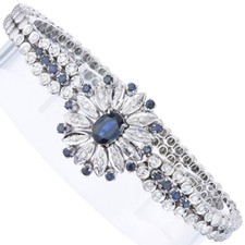 Sapphires Diamond Bracelet 750