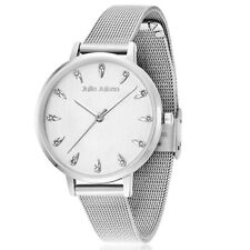 Julie Julsen Damen Analog Quarz Armband Uhr JJW1259-SME Edelstahl silber 36mm