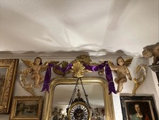 Antike Engel Putten Blattgold