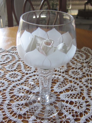 Rosenthal lotus glas pokal - glas,