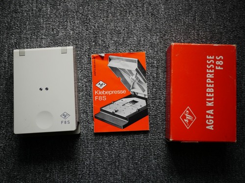 Agfa klebepresse f8s neuwertig - klebepresse,