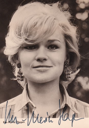 Autogramm eva maria hagen - autogramm, eva-maria