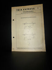Trix Express 712 Bedienungsanweisung Entkupplungsgleis