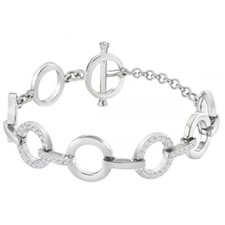 Elegantes SWAROVSKI Circle ARMBAND 678223 CRYS/RHS Rhodium INKL. GESCHENKBOX