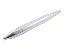 Auspuff standard universal in chrom 57mm/28mm Moped/Mofa zb. Kreidler/Zündapp