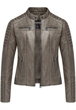 Damen Echtleder Jacke Biker