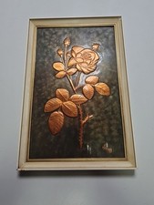 Kupferbild Im Rahmen Rose Linz