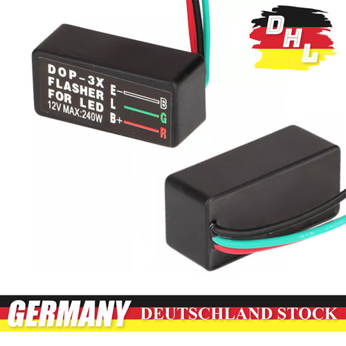 Led blinkrelais 12v polig - led,