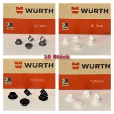 10 Bohrloch Abdeckkappen