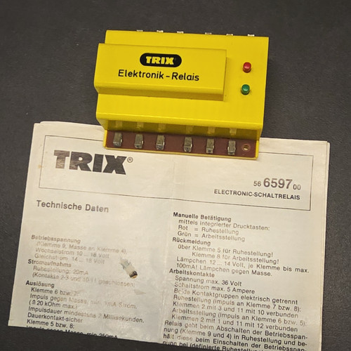 Trix elektronik relais - trix, elektronik-relais