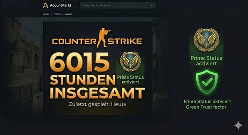 Csgo steam account 6000 - csgo, account,