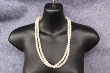 PERLEN HALSKETTE CA. 118 LANG CM 0,7 CM DURCHMESER