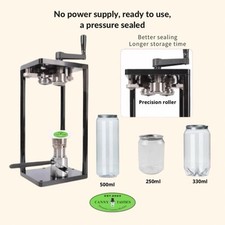 52 mm manuelle Handdosenverkaufsmaschine mit 12 x 330 ml Dosen und Deckel.