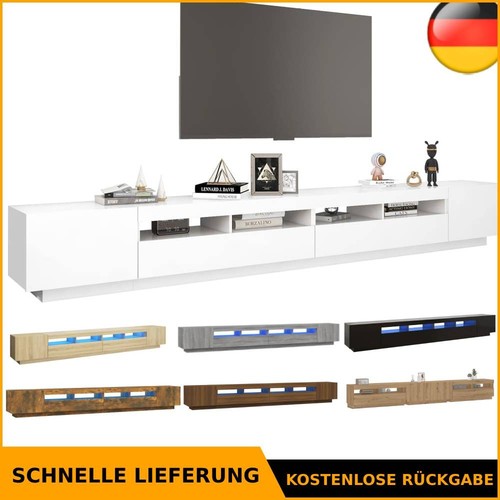 Schrank mit led leuchten - tv,
