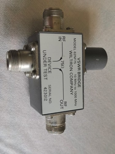 Vswr bridge 62nf75 wiltron - vswr,