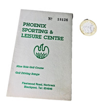 Golf Golf Score Card Phoenix