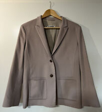 Jil Sander Kashmir  100% Jacke 36 Taupe Beige ein kleines Loch von Motten