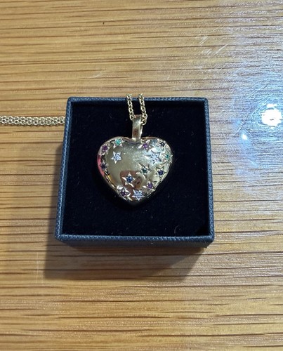 Gold herz anhänger karat - 8,