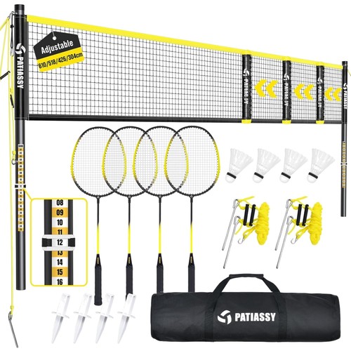 Badminton set netz federball - badminton,