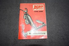 Betriebsanleitung Bedienungsanleitung AGRIA Spezial-Motormäher Typ 2300 R/Z