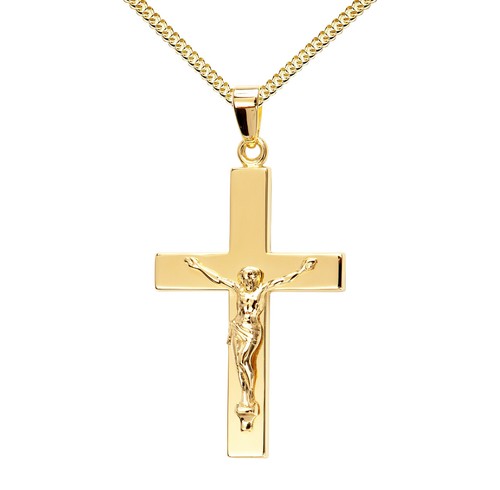 Kreuz anhänger gold - gold-kreuz, 333