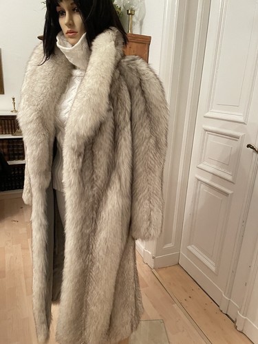 Pelzmantel polarfuchs damen - pelzmantel,