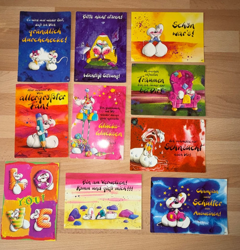 Diddl postkarte serie - diddl,