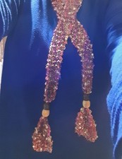 Schmaler Schal / Halskette gestrickt aus James Brett Leitergarn