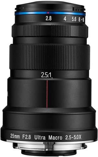 Laowa 25mm ultra macro - f2,8,