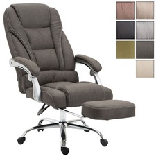 Bürostuhl Pacific Stoff Mit Fußablage Schreibtischstuhl Drehstuhl Chefsessel