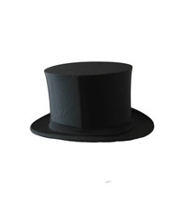 Klappbarer Zylinder Schwarz