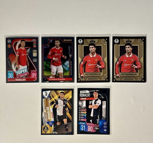 Christiano ronaldo 6x karten - -,