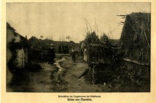 Wohnstätten der Eingeborenen bei Casablanca Tripoliskrieg Bild von 1912