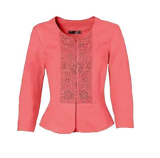 Blazer Bluse Shirt mit Spitze