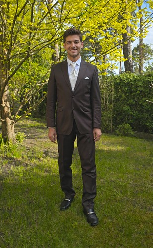 Eleganter hochzeitsanzug von - eleganter,