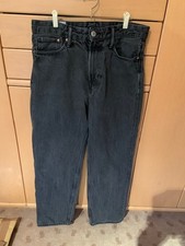 Jeans schwarz Gr. 30/32 Loose fit H&M